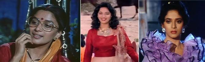 Madhuri Dixit in Sangeet, 100 Days, Jamai Raja