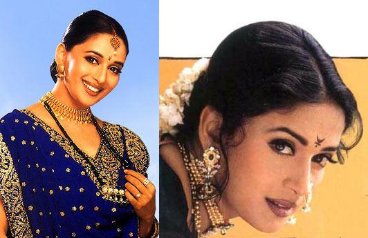 Madhuri Dixit in Yeh Raaste Hain Pyaar Ke and Gaja Gamini