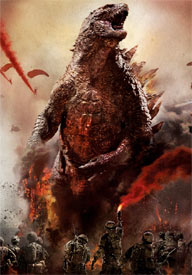 Movie poster of Godzilla