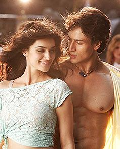 Kriti Sanon and Tiger Shroff in Heropanti