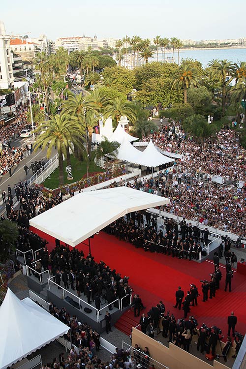 Aerial view of Palais Des Festivals