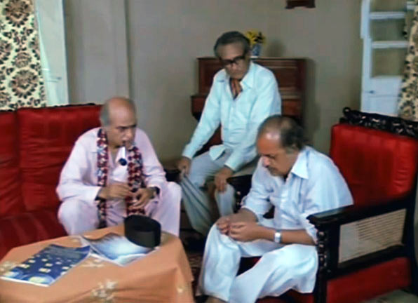 A K Hangal, Ashok Kumar, Utpal Dutt in Shaukeen