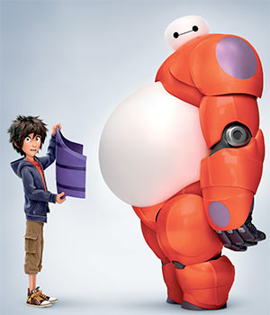 A scene from Big Hero 6