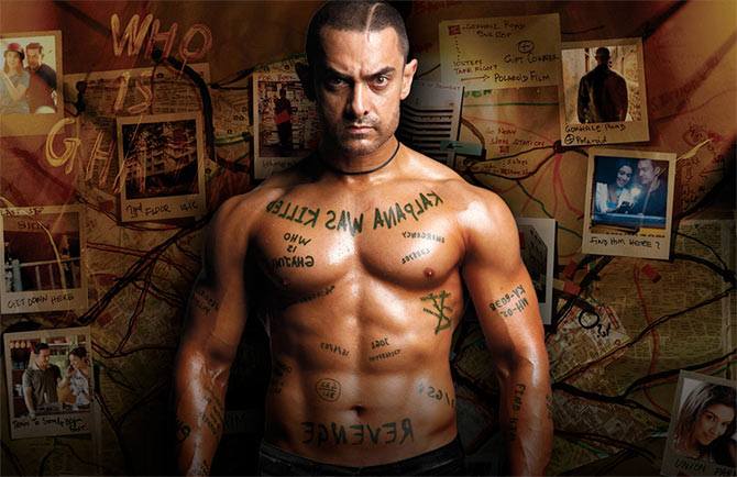 Aamir Khan in Ghajini