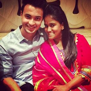 Ayush Sharma and Arpita Sharma