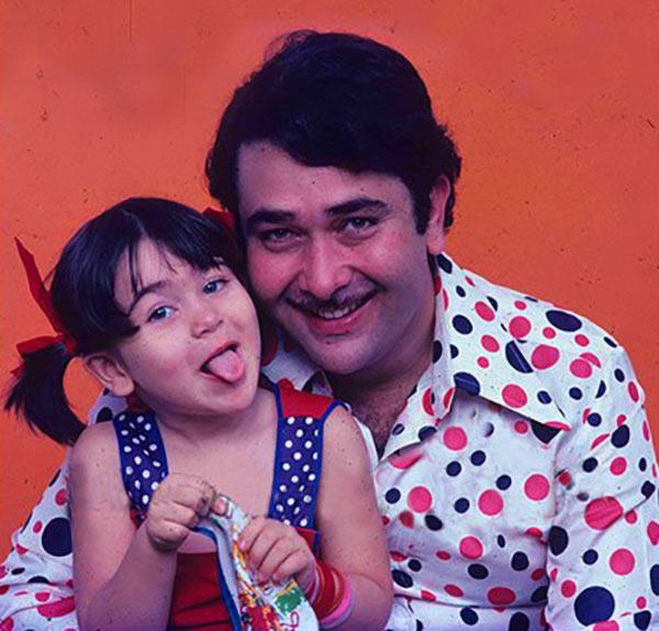 Karisma and Randhir Kapoor