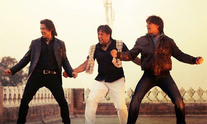 Ali Zafar, Govinda and Ranveer Singh in Kill Dil