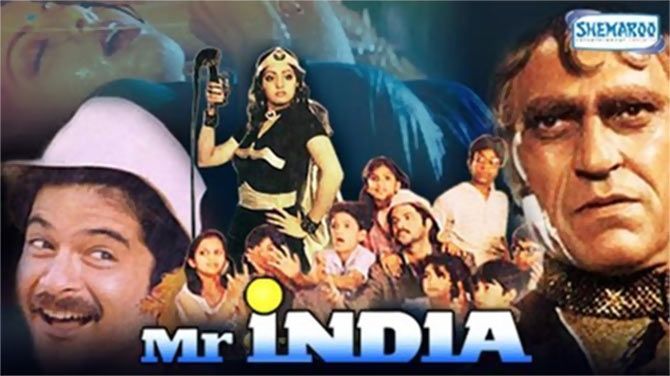 Movie poster of Mr India