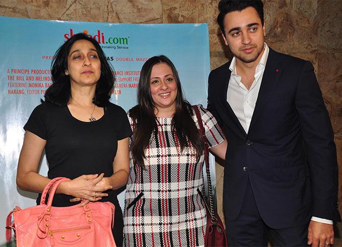 Nusrat, Avantika and Imran Khan