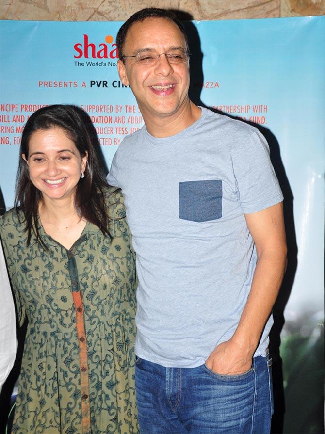 Vidhu Vinod Chopra with Anupama