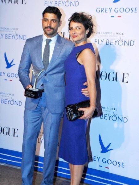 Farhan and Adhuna Akhtar