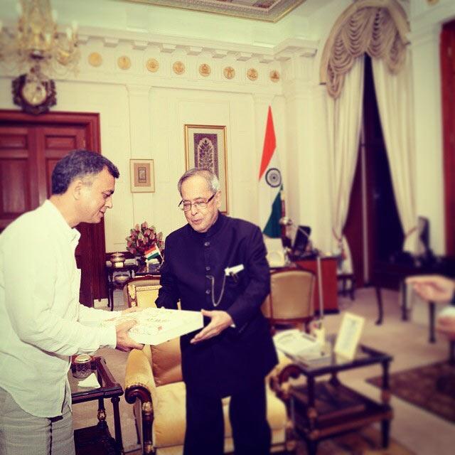 Anil Sharma invites Pranab Mukherjee