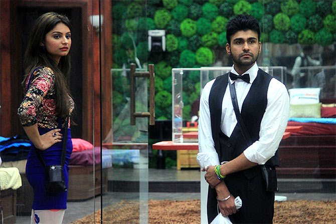 A scene from Bigg Boss