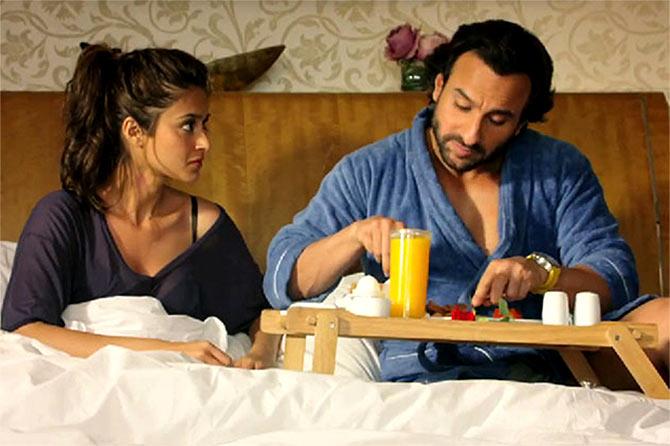 Saif Ali Khan And Ileana D'Cruz in Happy Ending