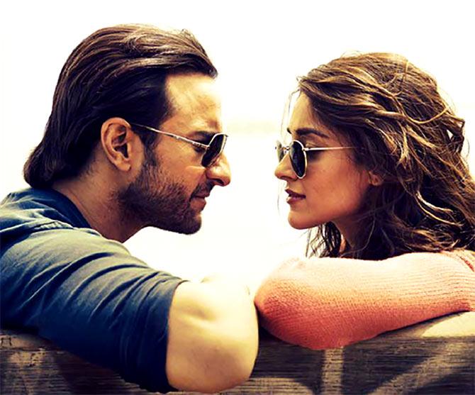 Saif Ali Khan And Ileana D'Cruz in Happy Ending