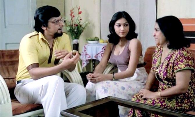 Amol Palekar,Tina Munim and Pearl Padamsee in Baton Baton Mein