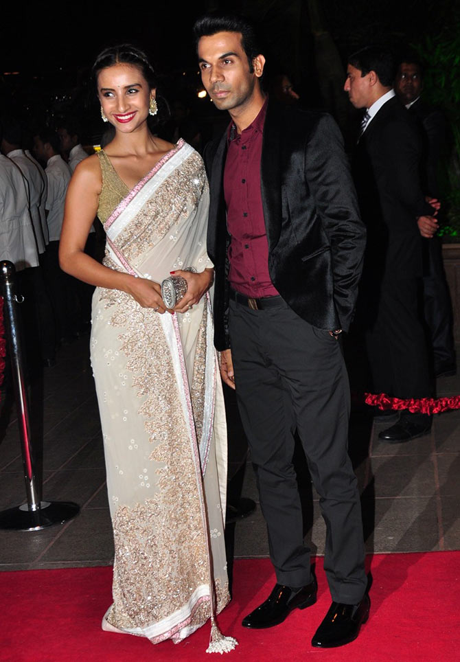 Rajkummar Rao with Patralekha