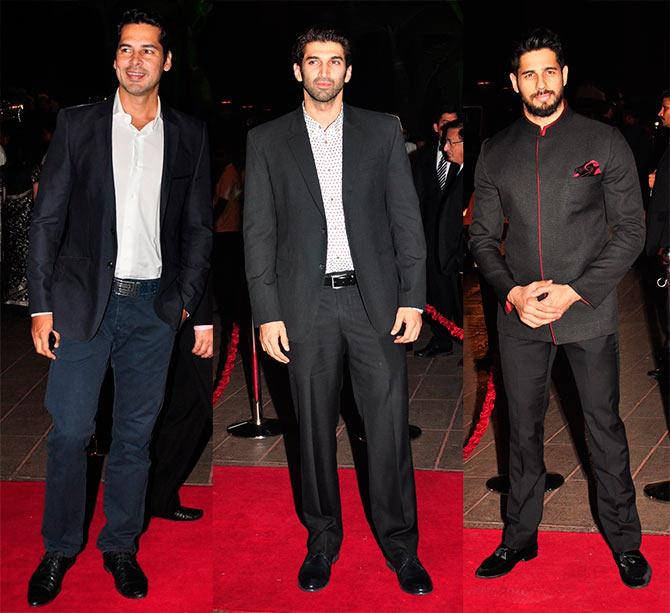 Dino Morea, Aditya Roy Kapur, Siddharth Malhotra