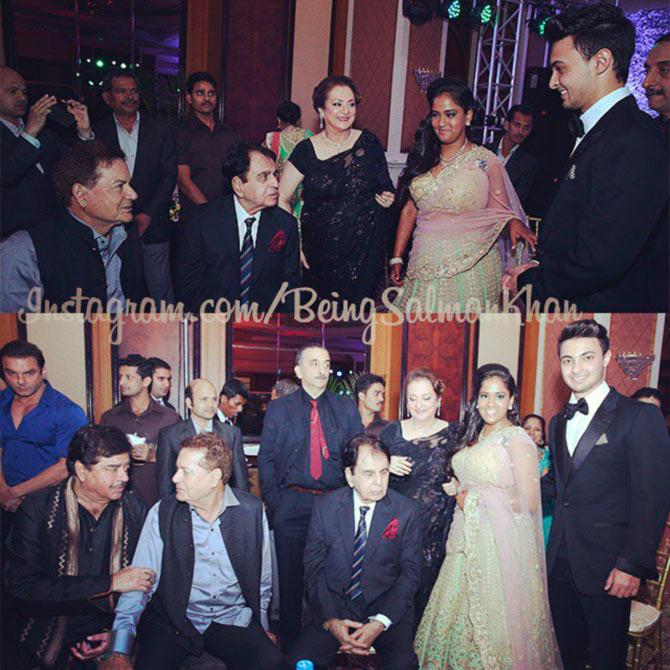 Salim Khan with Dilip Kumar and Saira Banu