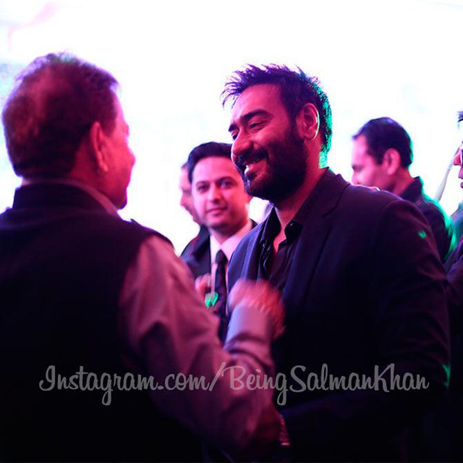 Salim Khan and Ajay Degn