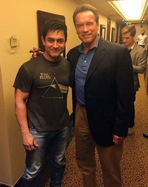 Aamir Khan and Arnold Schwarzegegger