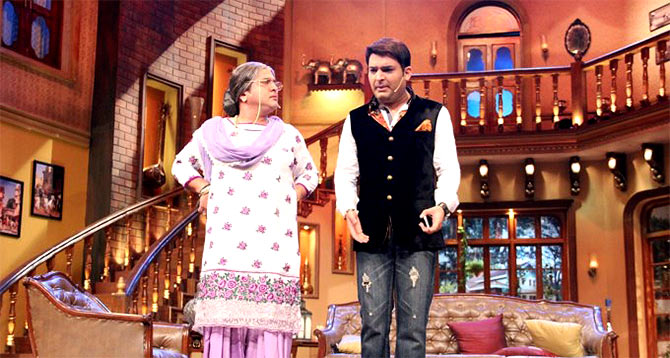 Ali Asgar and Kapil Sharma 