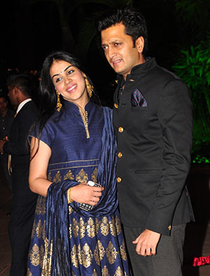 Riteish Deshmukh and his wife Genelia