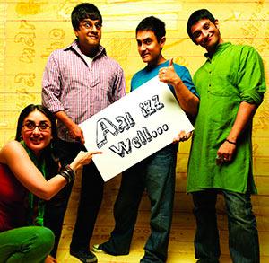 Kareena Kapoor, R Madhavan, Aamir Kapoor, Sharman Joshi