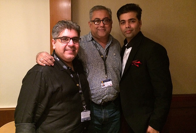 Rajeev Masand, Aseem Chhabra, Karan Johar