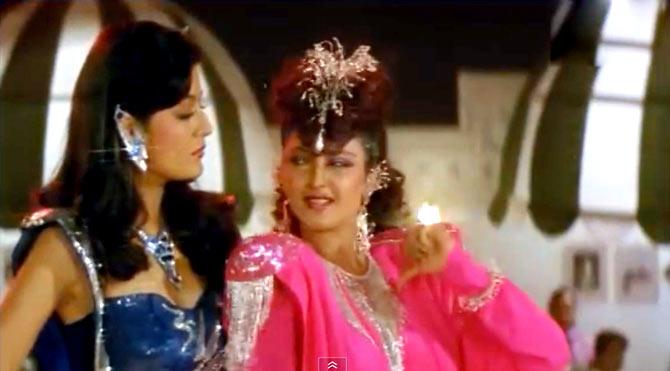 Sonu Walia and Rekha in Khoon Bhari Maang