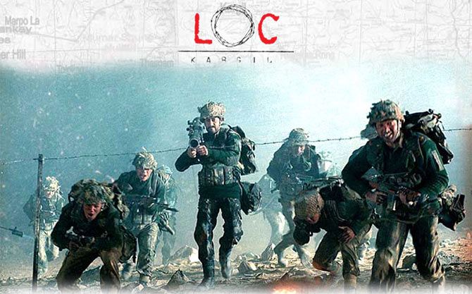 Movie poster of LOC Kargil