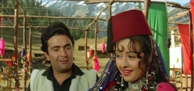 Rishi Kapoor and Zeba Bakhtiar in Heena