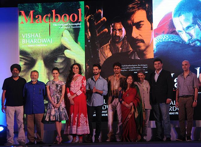 Bobby Bedi, Pankaj, Shraddha Kapoor, Tabu, Shahid, Irrfan, Rekha Bhardwaj, Vishal Bhardwaj, Siddharth Roy Kapur, Abbas Tyerwala