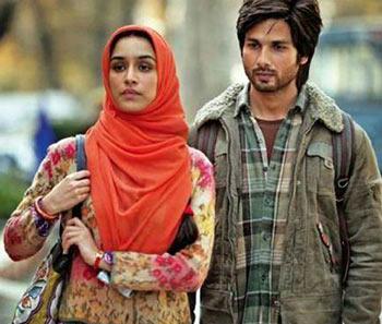 Shraddha Kapoor, Shahid Kapoor in Haider