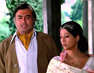 Sanjeev Kumar and Suchitra Sen in Aandhi