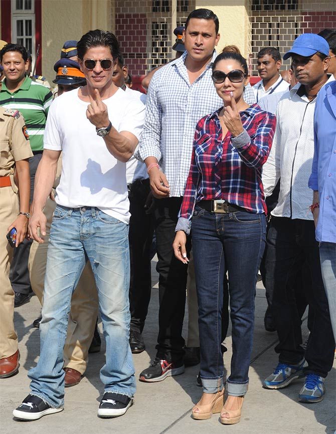 Shah Rukh Khan and Gauri