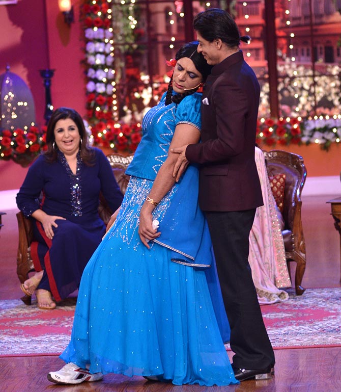 Shah Rukh Khan and Sunil Grover