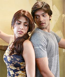 Rhea Chakrabarty and Ali Fazal in Sonali Cable