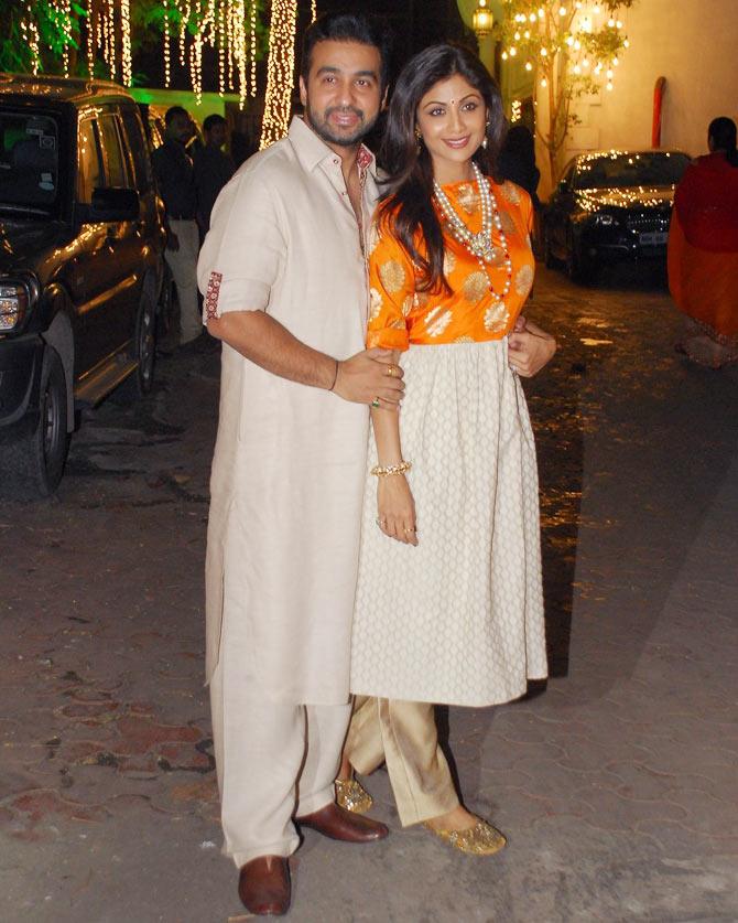 Raj Kundra and Shilpa Shetty