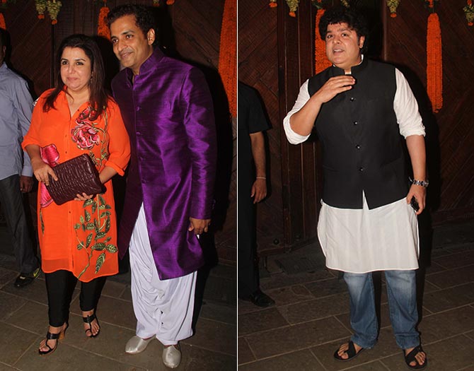 Choreographers Ganesh Hegde along with Farah Khan and Sajid Khan