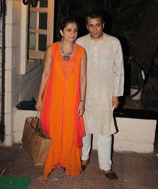 Anusha and Chetan Bhagat