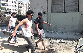 A scene from Return To Homs