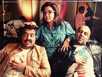 Anurag Kashyap, Farah Khan and Vishal Dadlani