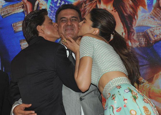 Shah Rukh Khan, Boman Irani, Deepika Padukone