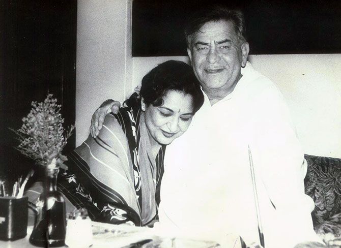 Tabassum with Raj Kapoor