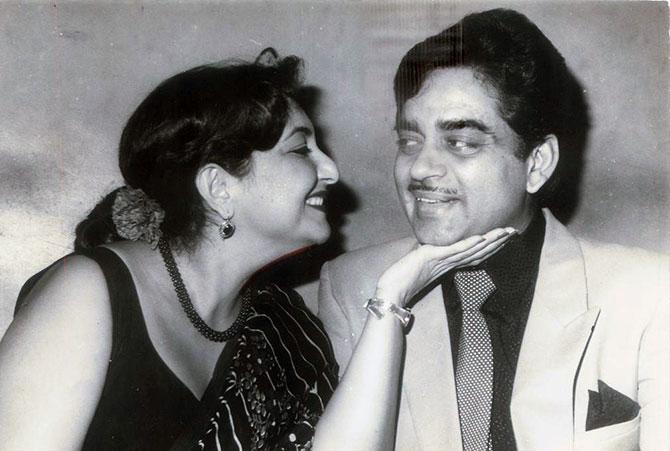 Tabassum with Shatrughan Sinha