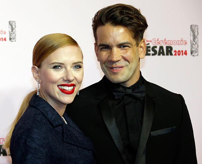 Scarlett Johansson and Romain Dauriac