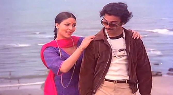 Rati Agnhotri and Kamal Haasan in Ek Duuje Ke Liye