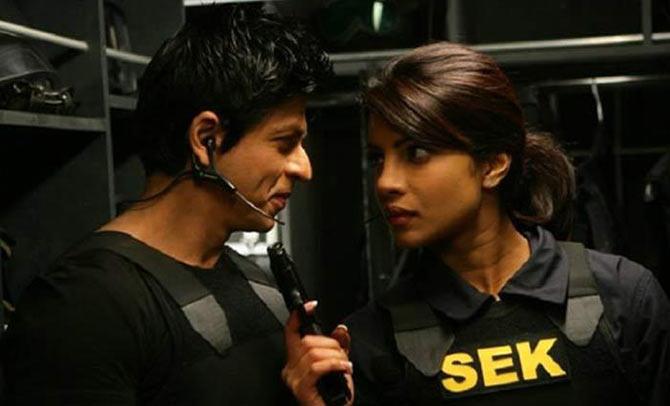 Shah Rukh Khan and Priyanka Chopra in Don 2