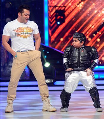 Salman Khan with Akshat Singh